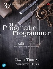Andrew Hunt – Pragmatic Programmer your journey to mastery 20th Ann – G245z