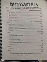 TestMasters Exam Prep PE Civil Engineering Construction vol 6