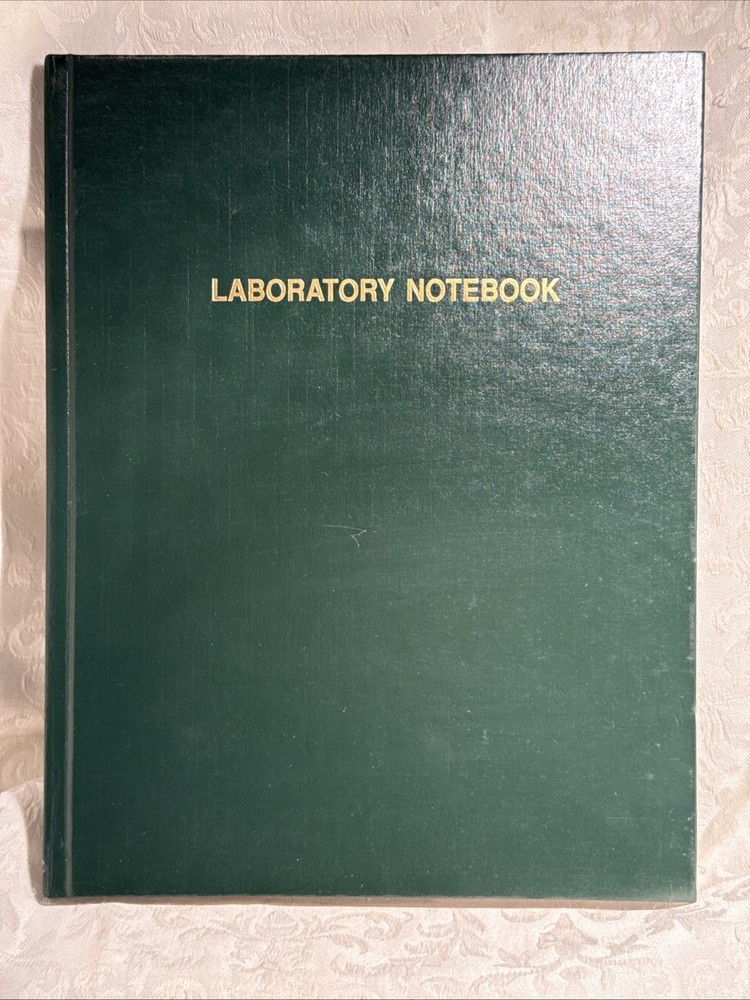 Nagle Laboratory Notebook 6301-1000 100 Pages 8.5 x 11.25 Inch Lab Green NEW