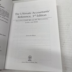 The Ultimate Accountants’ Reference : Including GAAP, IRS and SEC 2010 3rd Ed.