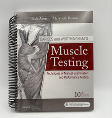 Daniels Worthingham’s Muscle Testing 10th Edition Spiralbound New In Package