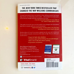Crucial Conversations. Tools for talking. Patterson Grenny. Paperback .