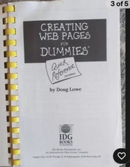 Creating Web Pages Paperback Doug Lowe Quick Reference Book