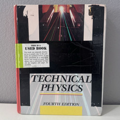 Technical Physics 4th Edition Hardcover Textbook (1996) Bueche & Wallach