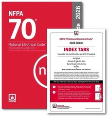 NFPA 70 National Electrical Code NEC 2026 Edition + Index tab USA Item Free Ship